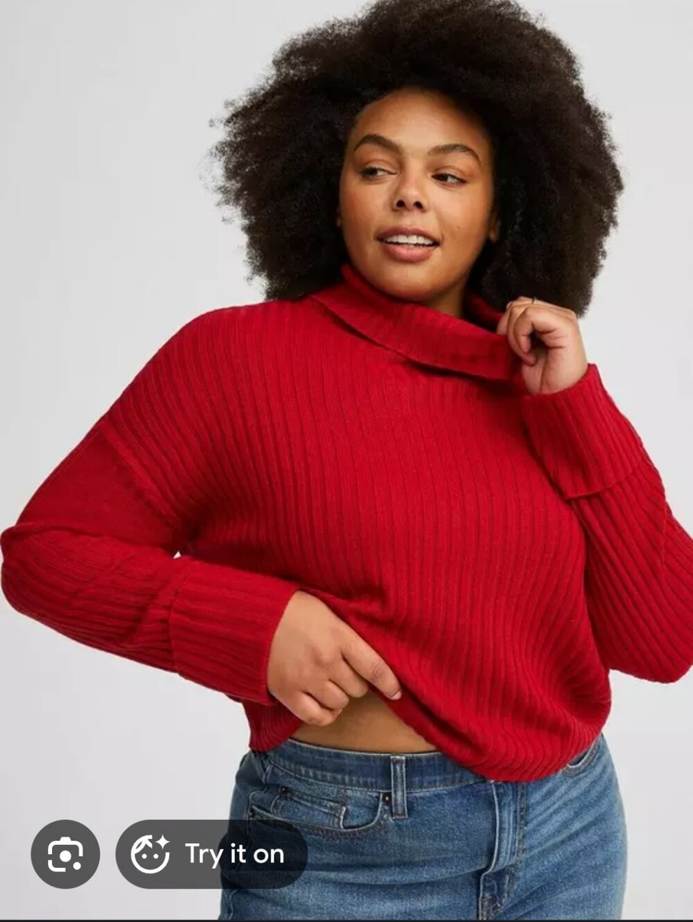 TORRID Ribbed Pullover Turtleneck Sweater 5XL